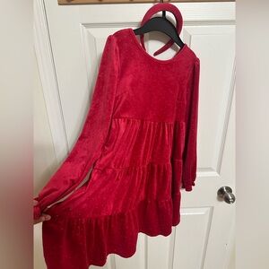 Tahari Red Dress with Sparkling Accents